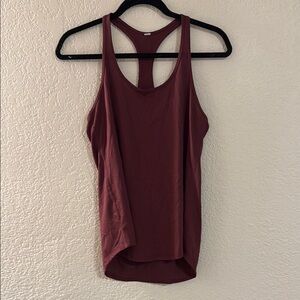 Lululemon Burgundy Tank Top
